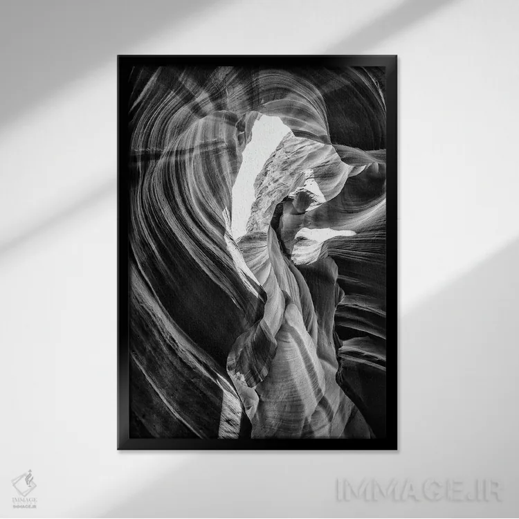 تابلو دکوراتیو "مجموعه سیاه آریزونا" اثر فیلیپ هوگونار - نمای قابدار مشکی