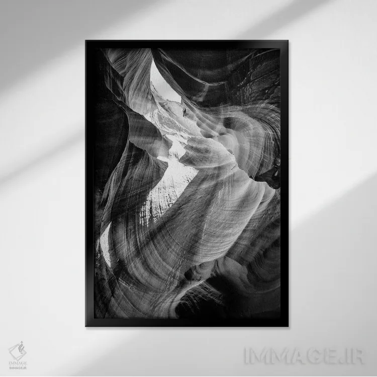 تابلو دکوراتیو سری سیاه آریزونا اثر فیلیپ هوگونار - نمای قابدار مشکی
