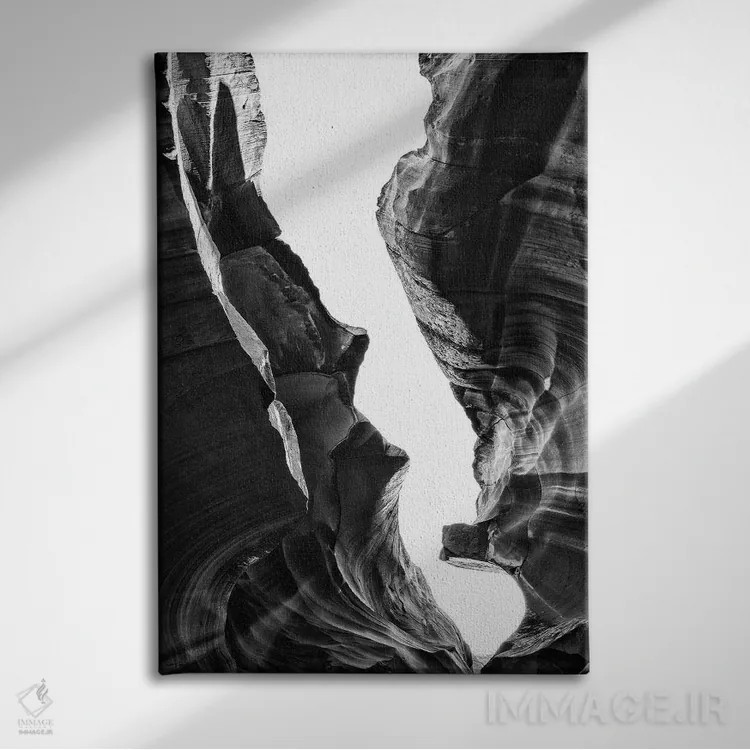 تابلو دکوراتیو سری سیاه آریزونا اثر فیلیپ هوگونار - نمای روبهرو روی دیوار