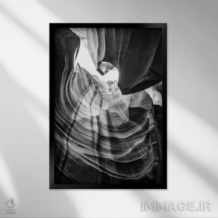 تابلو دکوراتیو سری سیاه آریزونا اثر فیلیپ هوگونار - نمای قابدار مشکی