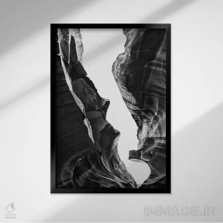 تابلو دکوراتیو سری سیاه آریزونا اثر فیلیپ هوگونار - نمای قابدار مشکی