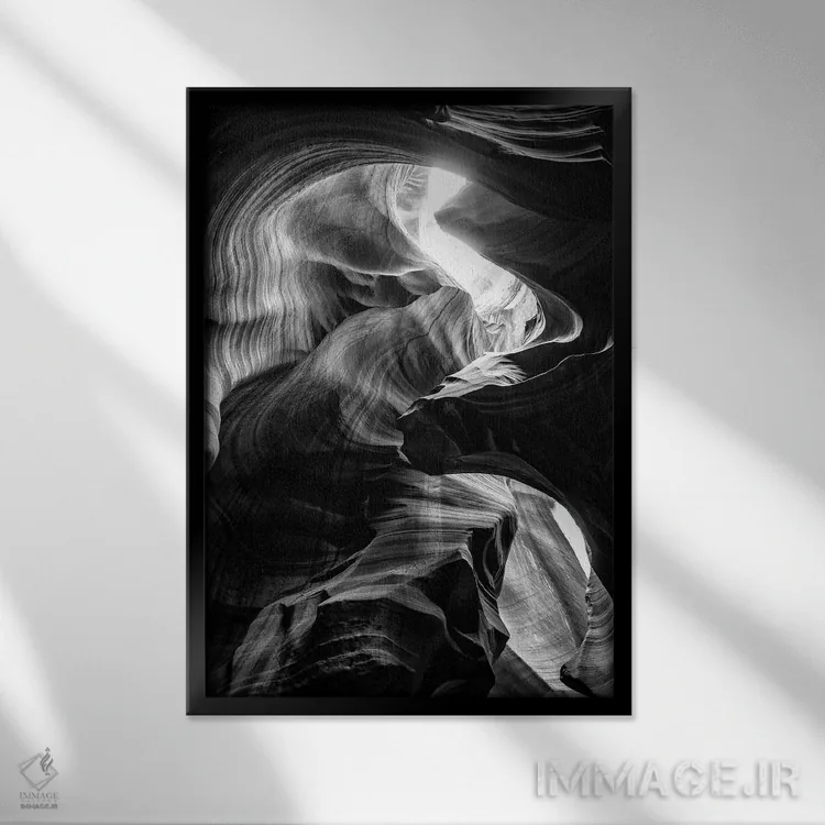تابلو دکوراتیو سری سیاه آریزونا اثر فیلیپ هوگونار - نمای قابدار مشکی