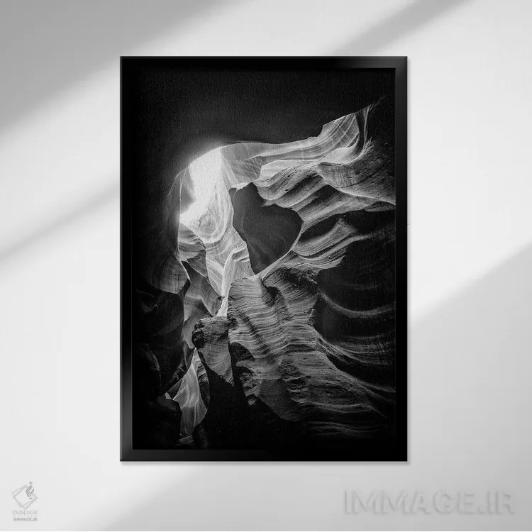 تابلو دکوراتیو سری سیاه آریزونا اثر فیلیپ هوگونار - نمای قابدار مشکی