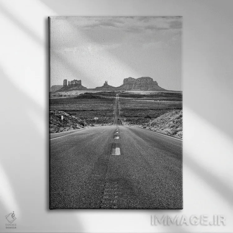 تابلو دکوراتیو سری سیاه آریزونا اثر فیلیپ هوگونار - نمای روبهرو روی دیوار