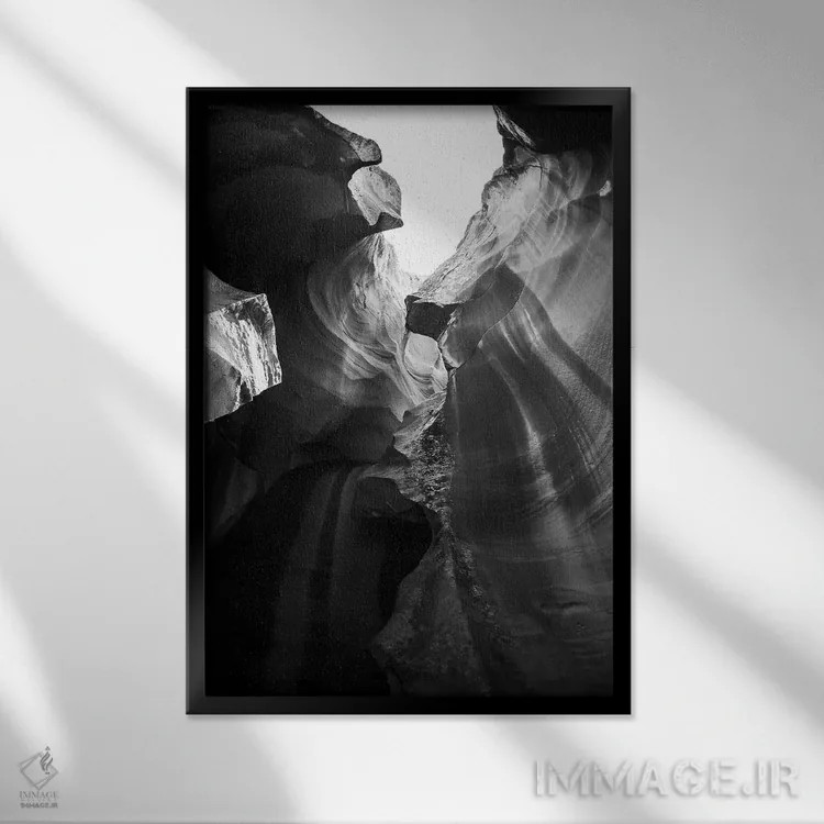 تابلو دکوراتیو "سری سیاه آریزونا" اثر فیلیپ هوگونار - نمای قابدار مشکی