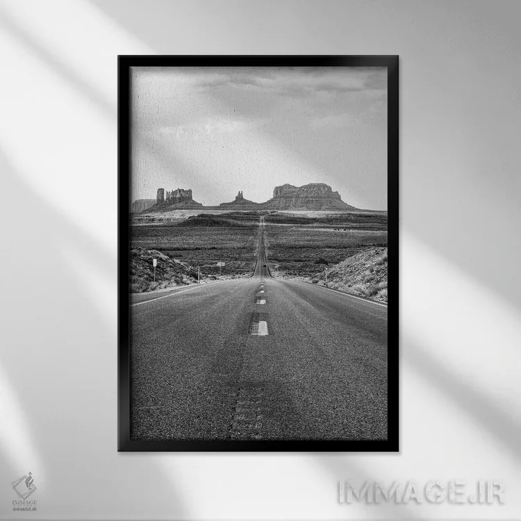 تابلو دکوراتیو سری سیاه آریزونا اثر فیلیپ هوگونار - نمای قابدار مشکی