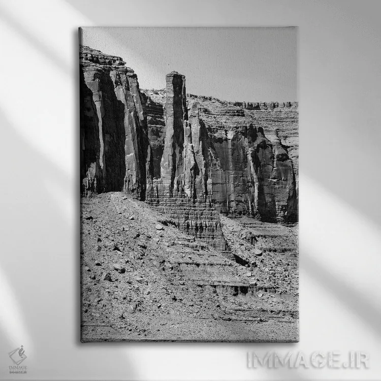 تابلو دکوراتیو "سری سیاه آریزونا" اثر فیلیپ هوگونار - نمای روبهرو روی دیوار