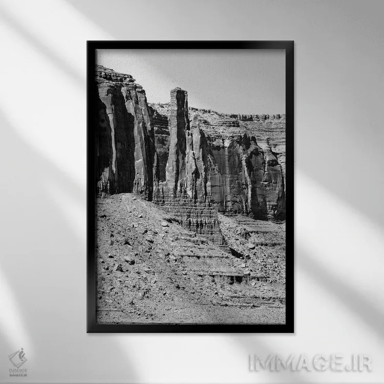 تابلو دکوراتیو "سری سیاه آریزونا" اثر فیلیپ هوگونار - نمای قابدار مشکی