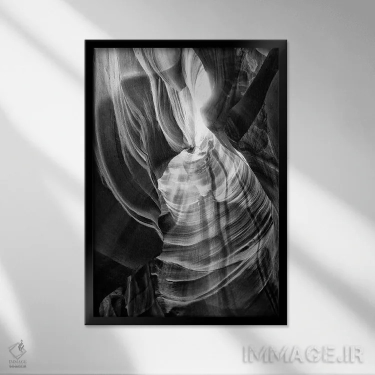 تابلو دکوراتیو "سری سیاه آریزونا" اثر فیلیپ هوگونار - نمای قابدار مشکی
