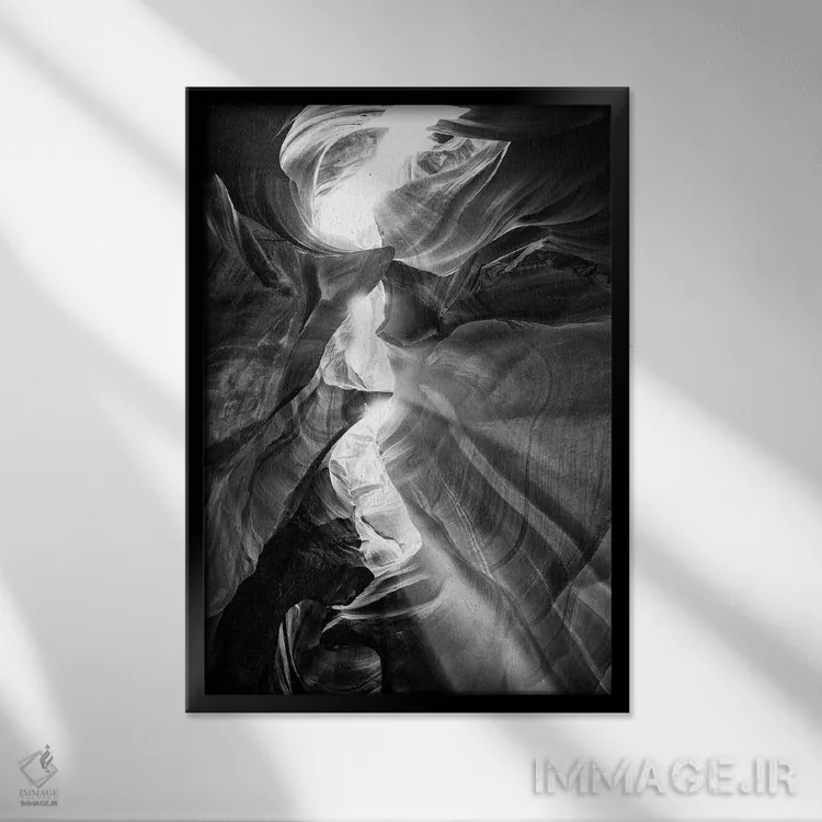 تابلو دکوراتیو "سری سیاه آریزونا" اثر فیلیپ هوگونار - نمای قابدار مشکی