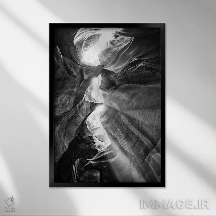 تابلو دکوراتیو "سری سیاه آریزونا" اثر فیلیپ هوگونار - نمای قابدار مشکی