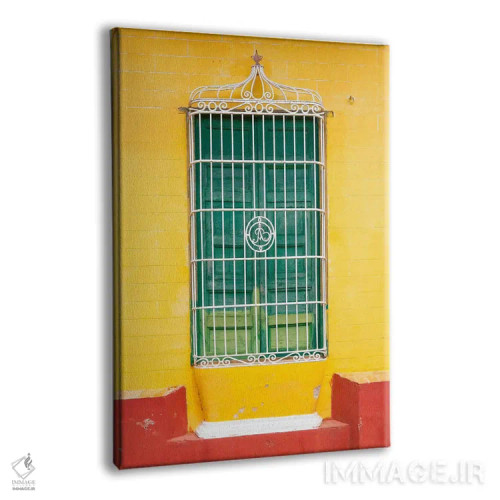 تابلو دکوراتیو "پنجره رنگارنگ کوبایی" اثر فیلیپ هوگونار - نمای پرسپکتیو محصول