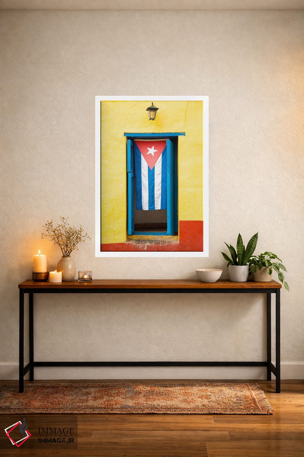 تابلو دکوراتیو "پرچم کوبا" اثر فیلیپ هوگونار - D3W