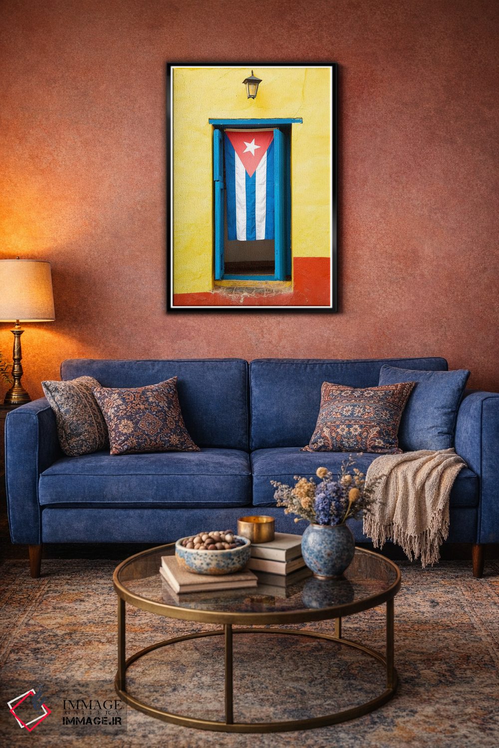 تابلو دکوراتیو "پرچم کوبا" اثر فیلیپ هوگونار - D5B