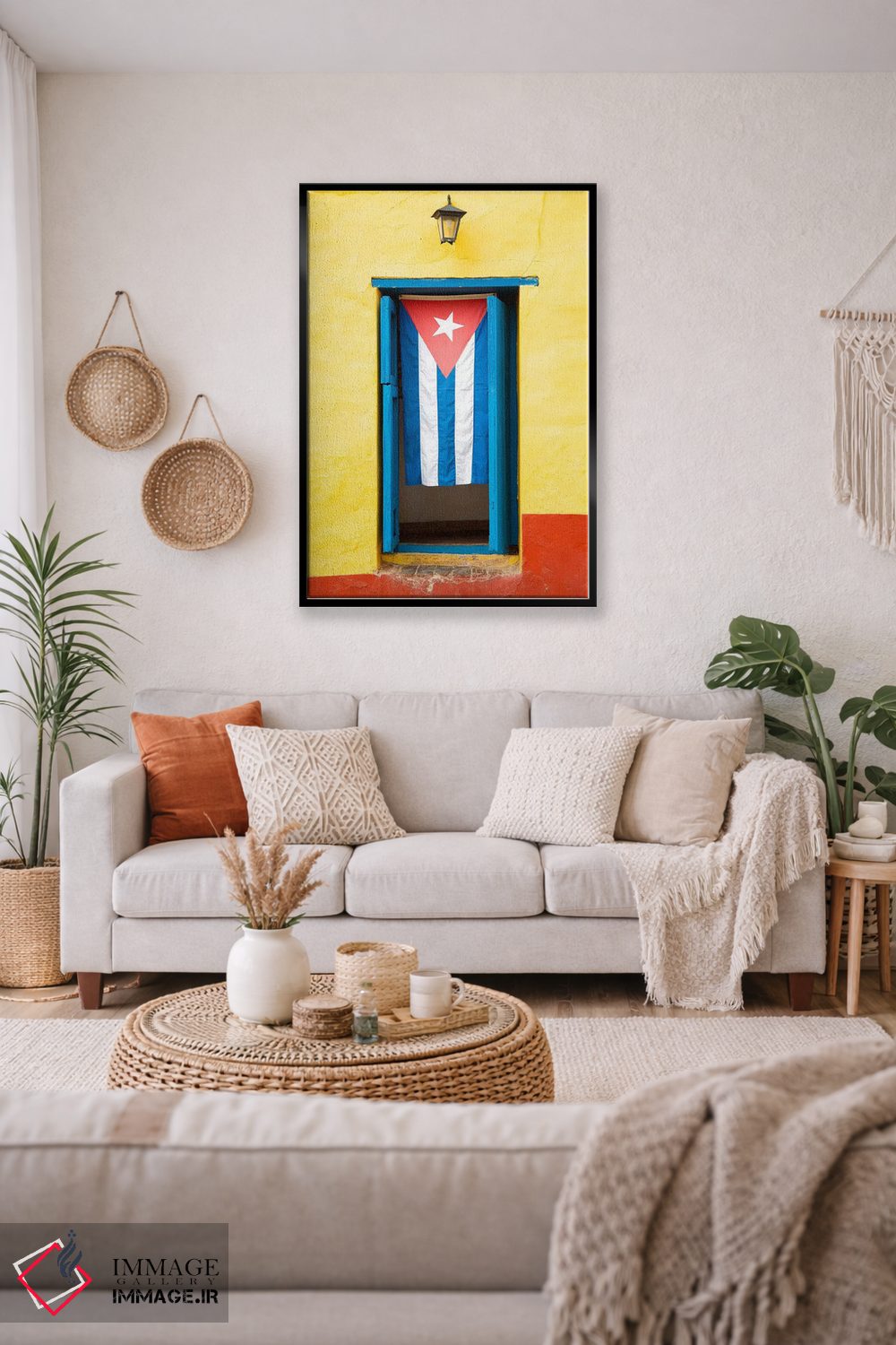 تابلو دکوراتیو "پرچم کوبا" اثر فیلیپ هوگونار - D4B