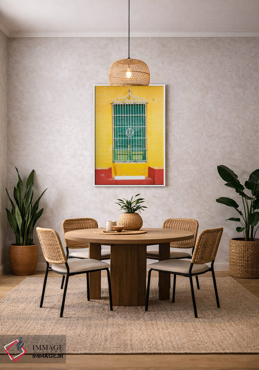 تابلو دکوراتیو "پنجره رنگارنگ کوبایی" اثر فیلیپ هوگونار - D2W