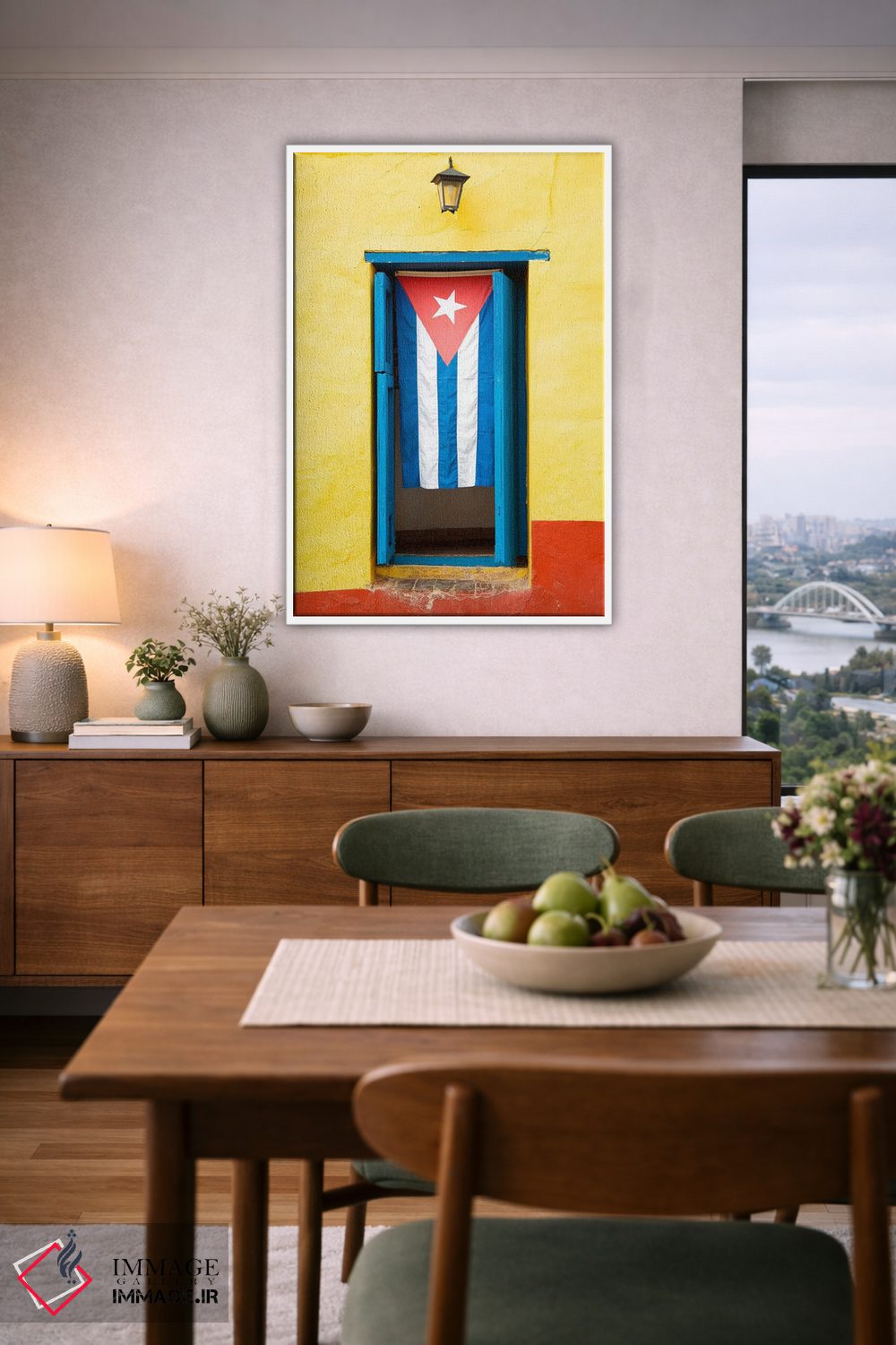 تابلو دکوراتیو "پرچم کوبا" اثر فیلیپ هوگونار - D6W