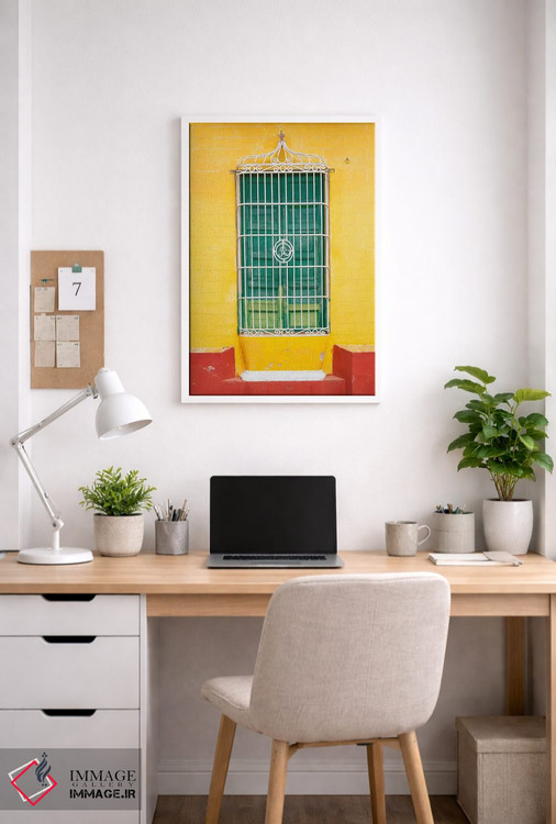 تابلو دکوراتیو "پنجره رنگارنگ کوبایی" اثر فیلیپ هوگونار - D4W