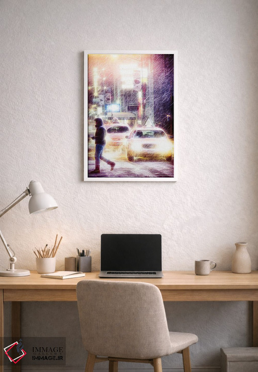 تابلو دکوراتیو "طوفان برفی" اثر فیلیپ هوگونار - D1W