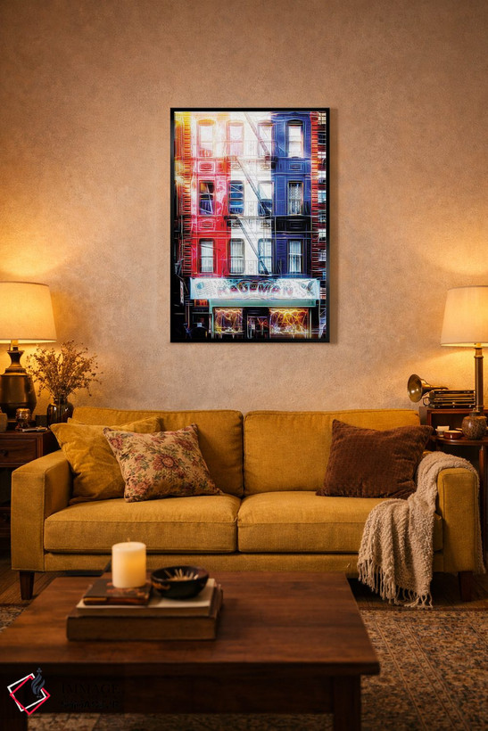 تابلو دکوراتیو "نما ایالات متحده" اثر فیلیپ هوگونار - D3B