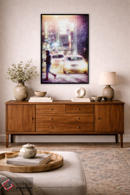 تابلو دکوراتیو "طوفان برفی" اثر فیلیپ هوگونار - D5B