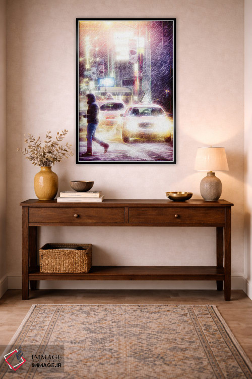 تابلو دکوراتیو "طوفان برفی" اثر فیلیپ هوگونار - D6B