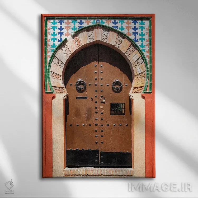 تابلو دکوراتیو "در عربی" اثر فیلیپ هوگونار - نمای روبهرو روی دیوار
