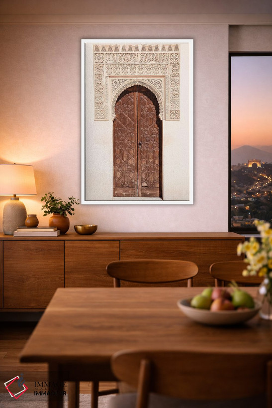 تابلو دکوراتیو "در عربی در الحمبرا" اثر فیلیپ هوگونار - D2W
