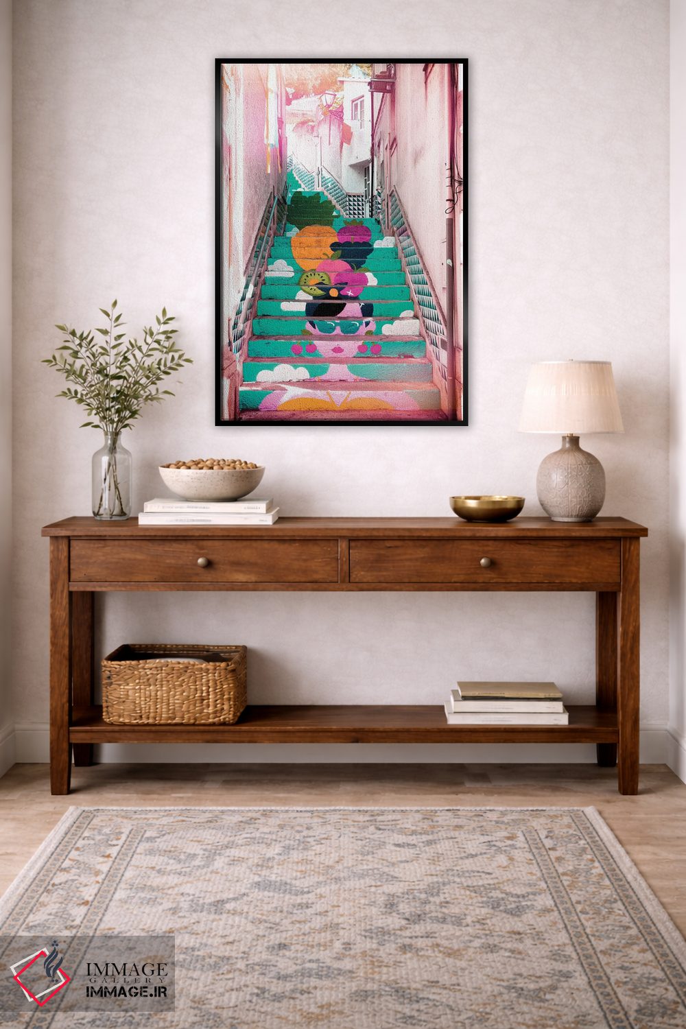 تابلو دکوراتیو "پله برقی گرمسیری II" اثر فیلیپ هوگونار - D5B