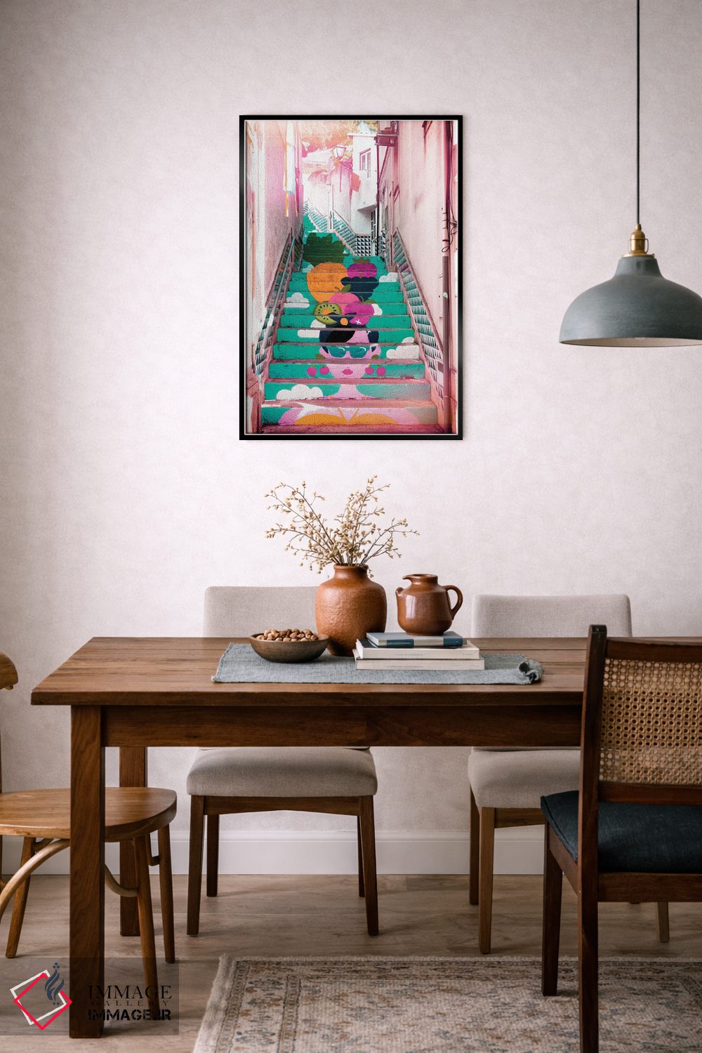 تابلو دکوراتیو "پله برقی گرمسیری II" اثر فیلیپ هوگونار - D6B