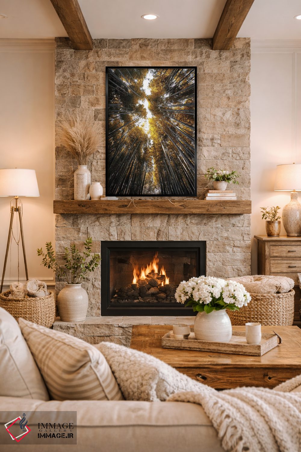 تابلو دکوراتیو جنگل بامبو ساگان III اثر فیلیپ هوگونار - D1B