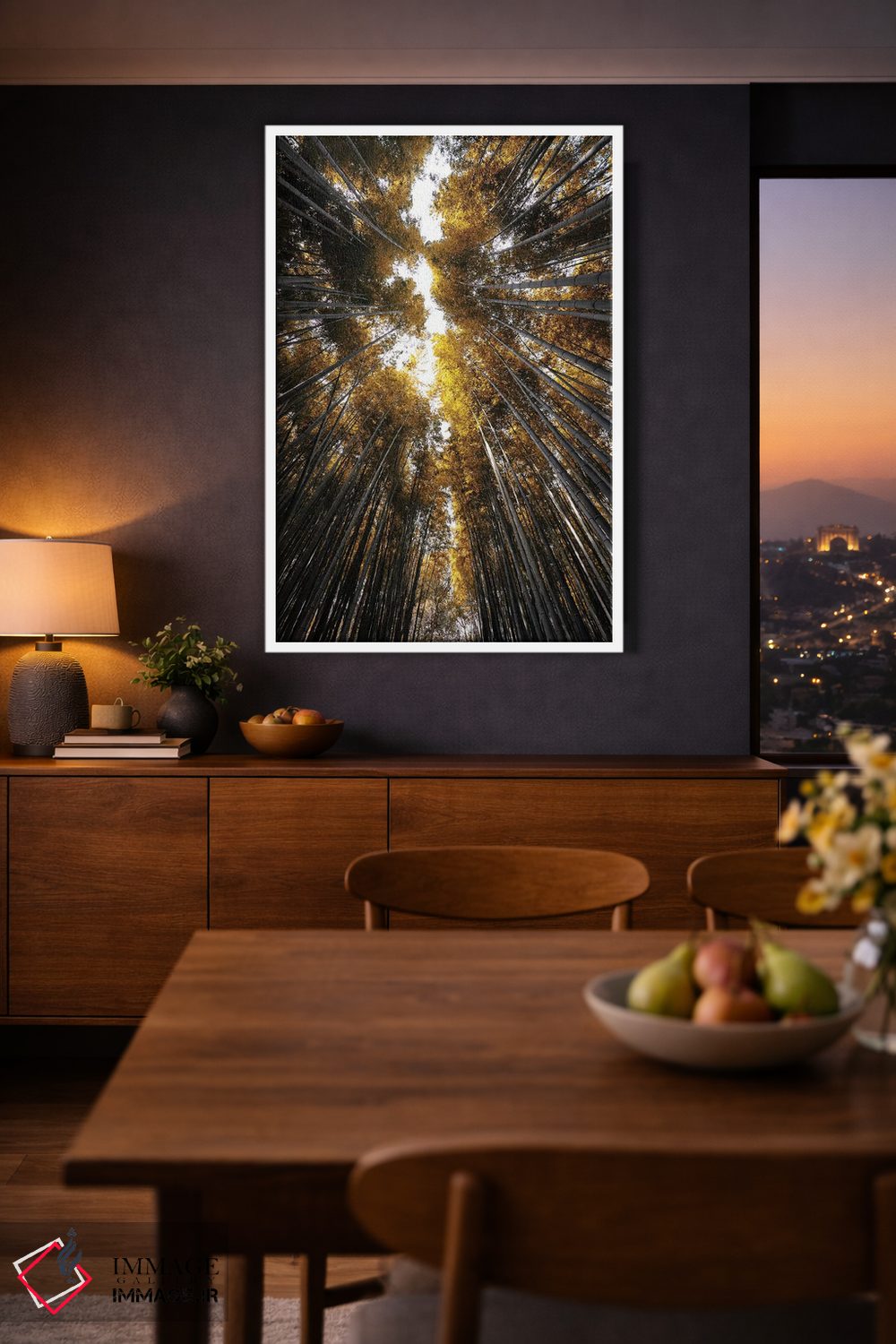 تابلو دکوراتیو جنگل بامبو ساگان III اثر فیلیپ هوگونار - D5W