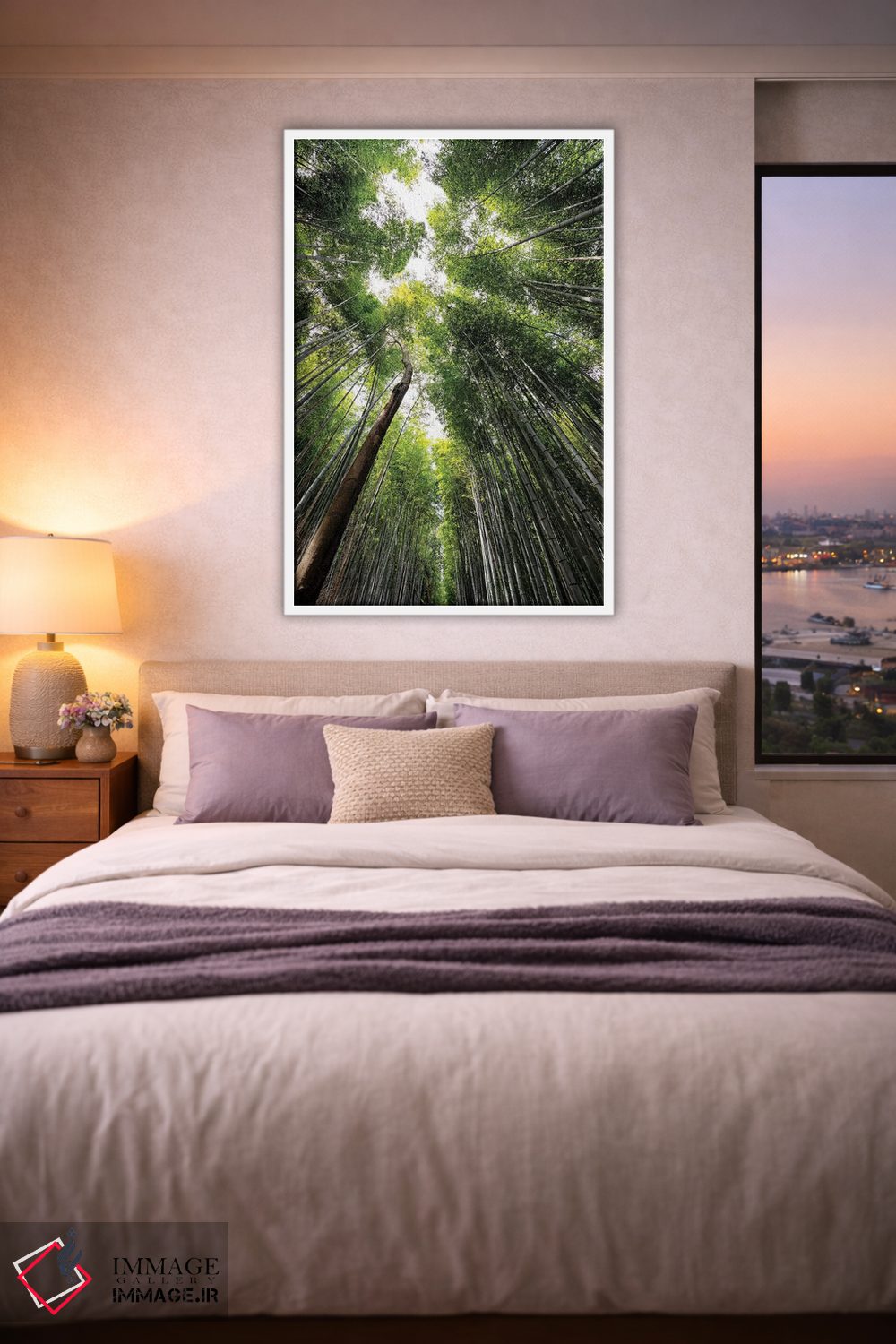 تابلو دکوراتیو "جنگل بامبو آراشیاما IV" اثر فیلیپ هوگونار - D3W