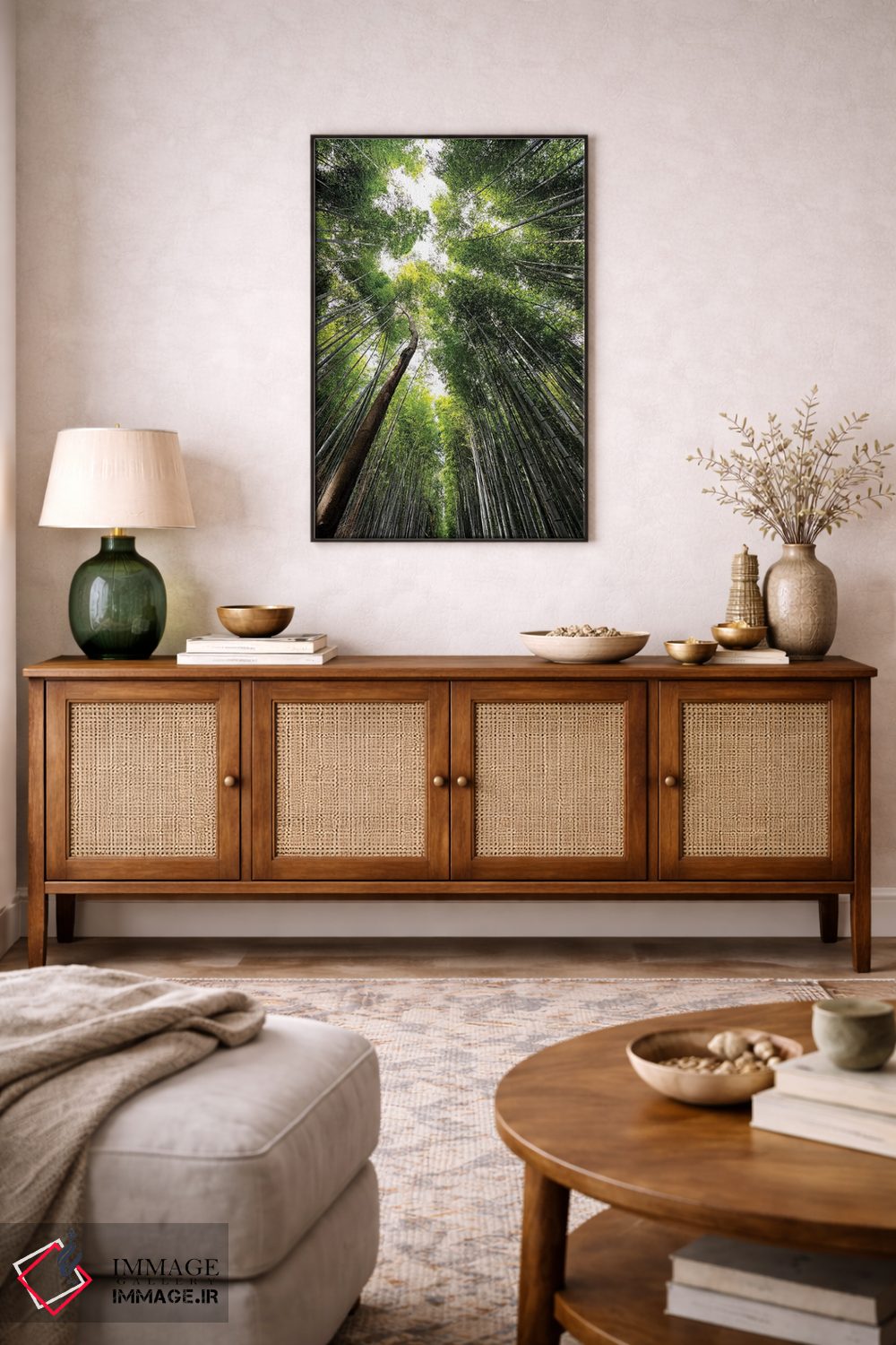 تابلو دکوراتیو "جنگل بامبو آراشیاما IV" اثر فیلیپ هوگونار - D4B