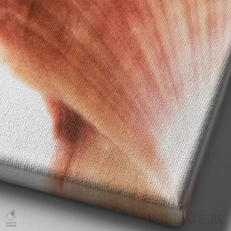 تابلو دکوراتیو صدف صدفی اثر فیلیپ هوگونار - نمای نزدیک بافت بوم