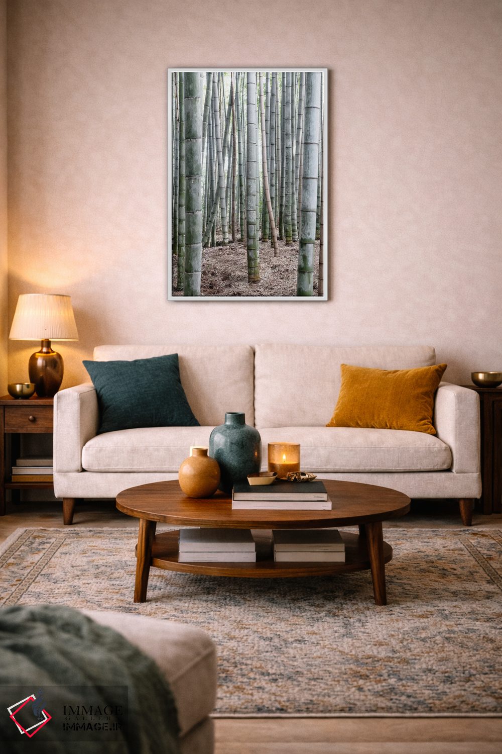 تابلو دکوراتیو "بامبوهای بی پایان IV" اثر فیلیپ هوگونار - D1W
