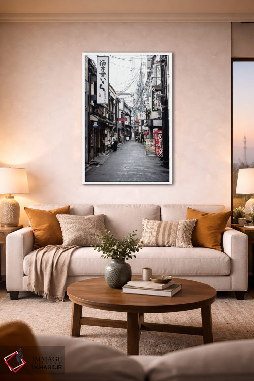 تابلو دکوراتیو "خیابان ژاپنی" اثر فیلیپ هوگونار - D1W