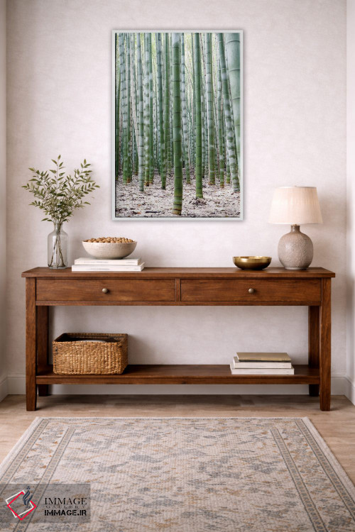 تابلو مینیمال "بامبوهای بی پایان II" اثر فیلیپ هوگونار - D2W