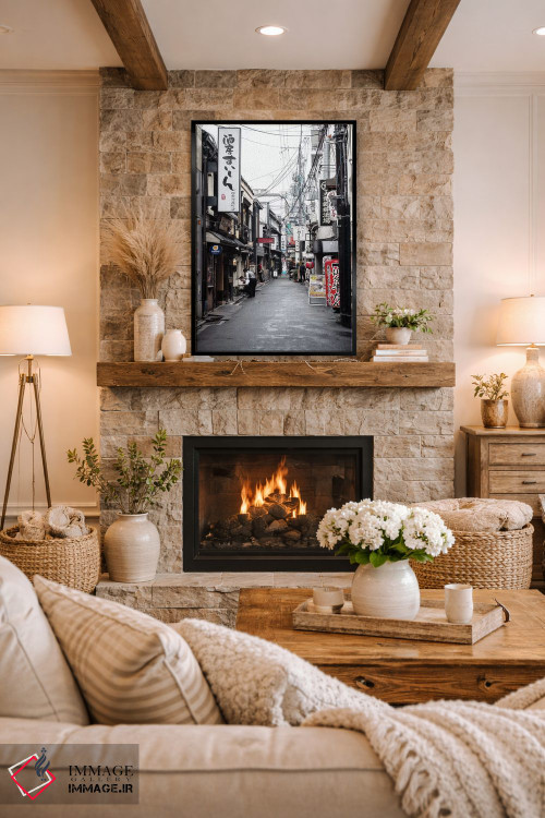 تابلو دکوراتیو "خیابان ژاپنی" اثر فیلیپ هوگونار - D2B