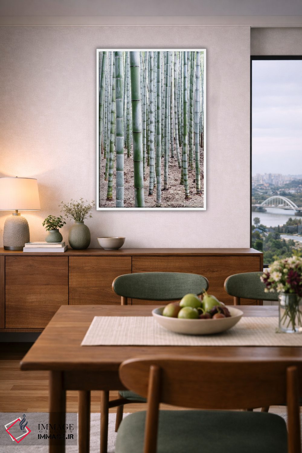 تابلو دکوراتیو "بامبوهای بی پایان" اثر فیلیپ هوگونار - D6W