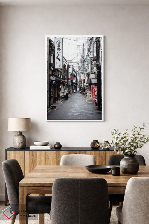 تابلو دکوراتیو "خیابان ژاپنی" اثر فیلیپ هوگونار - D3W