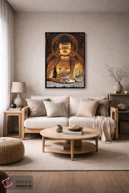 تابلو دکوراتیو "معبد بودای طلایی" اثر فیلیپ هوگونار - D6B