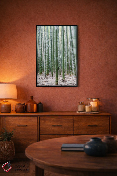 تابلو مینیمال "بامبوهای بی پایان II" اثر فیلیپ هوگونار - D4B