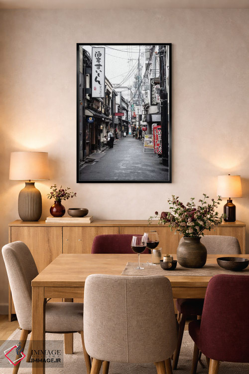 تابلو دکوراتیو "خیابان ژاپنی" اثر فیلیپ هوگونار - D5B