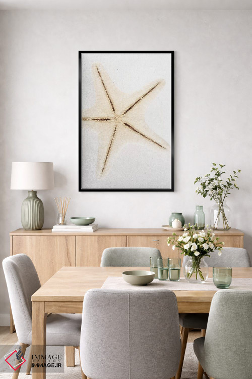 تابلو دکوراتیو ستاره صدفی اثر فیلیپ هوگونار - D6B