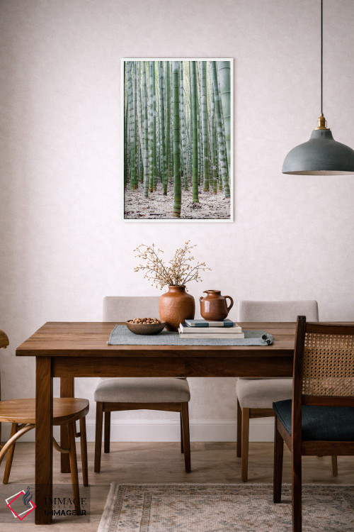 تابلو مینیمال "بامبوهای بی پایان II" اثر فیلیپ هوگونار - D6W