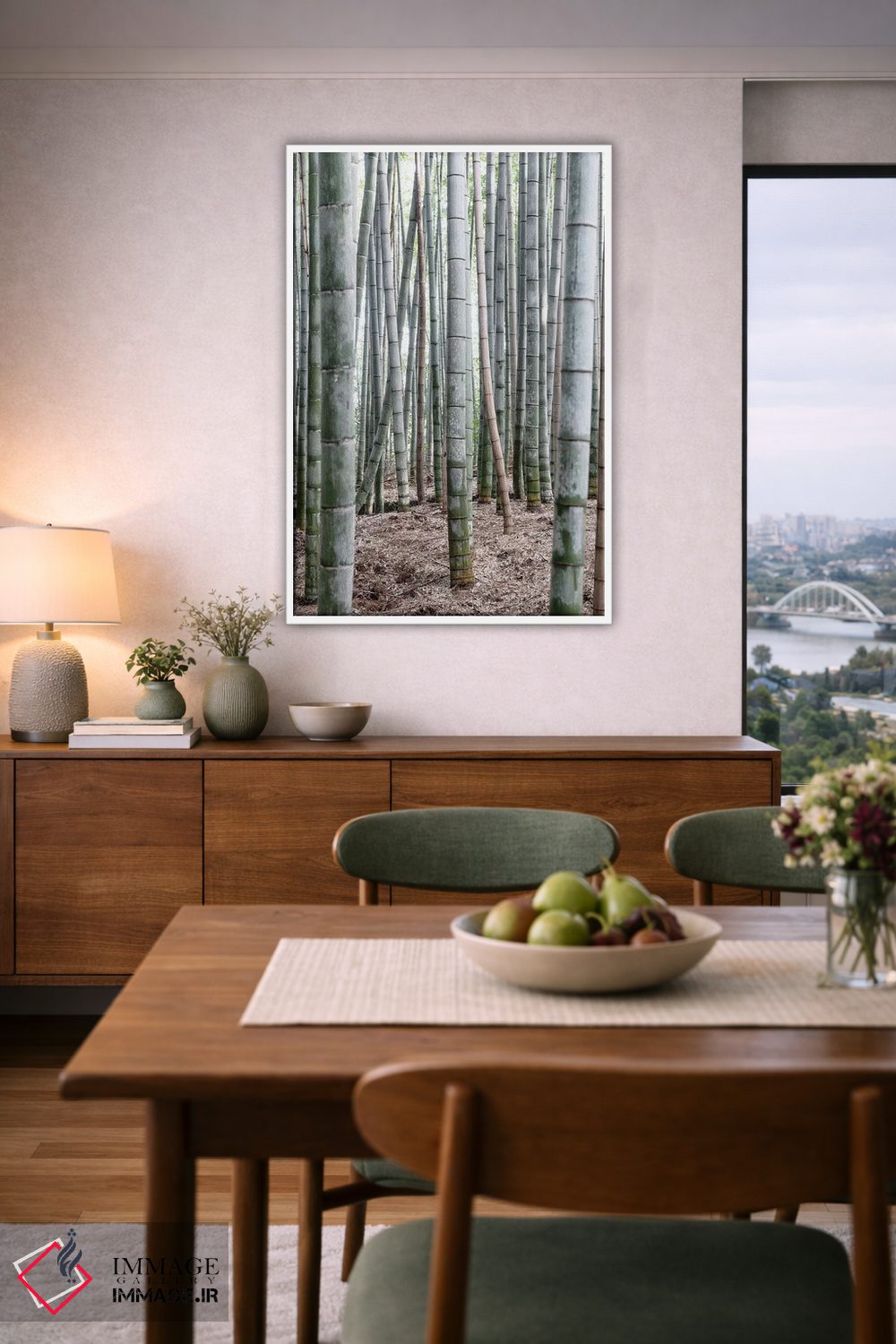تابلو دکوراتیو "بامبوهای بی پایان IV" اثر فیلیپ هوگونار - D6W