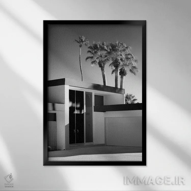 تابلو دکوراتیو "سری سیاه کالیفرنیا" اثر فیلیپ هوگونار - نمای قابدار مشکی