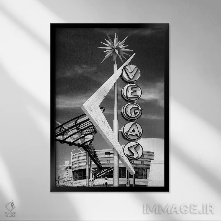 تابلو دکوراتیو "مجموعه سیاه نوادا" اثر فیلیپ هوگونار - نمای قابدار مشکی