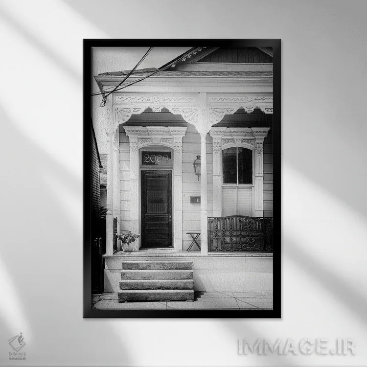 تابلو دکوراتیو سری سیاه نیواورلئان اثر فیلیپ هوگونار - نمای قابدار مشکی